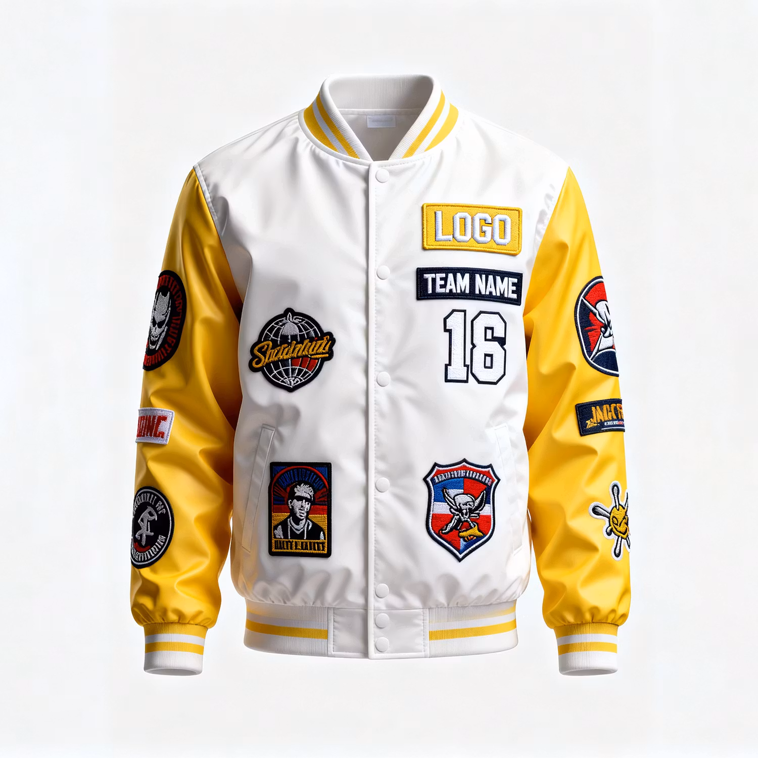 Breathable Cropped Varsity Jacket Plus Size Hot Selling Wholesale Custom Winter Embroidered Knitted Design Varsity Style