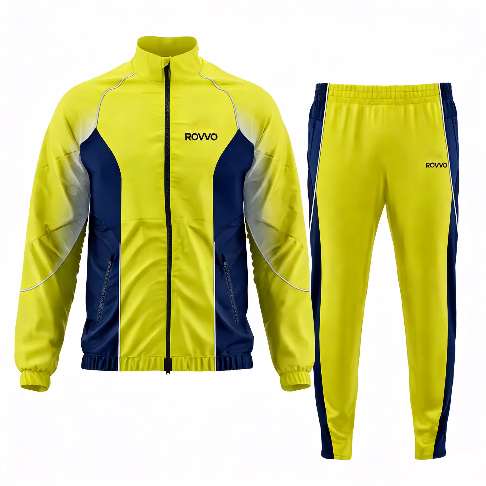 Custom Soccers Uniform Set Full Zip up Football Jersey Oem Top Quality Professional Sports Jersey for Men Football Tracksuit